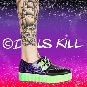 Dolls Kill Strange Cvlt Leopard Creepers